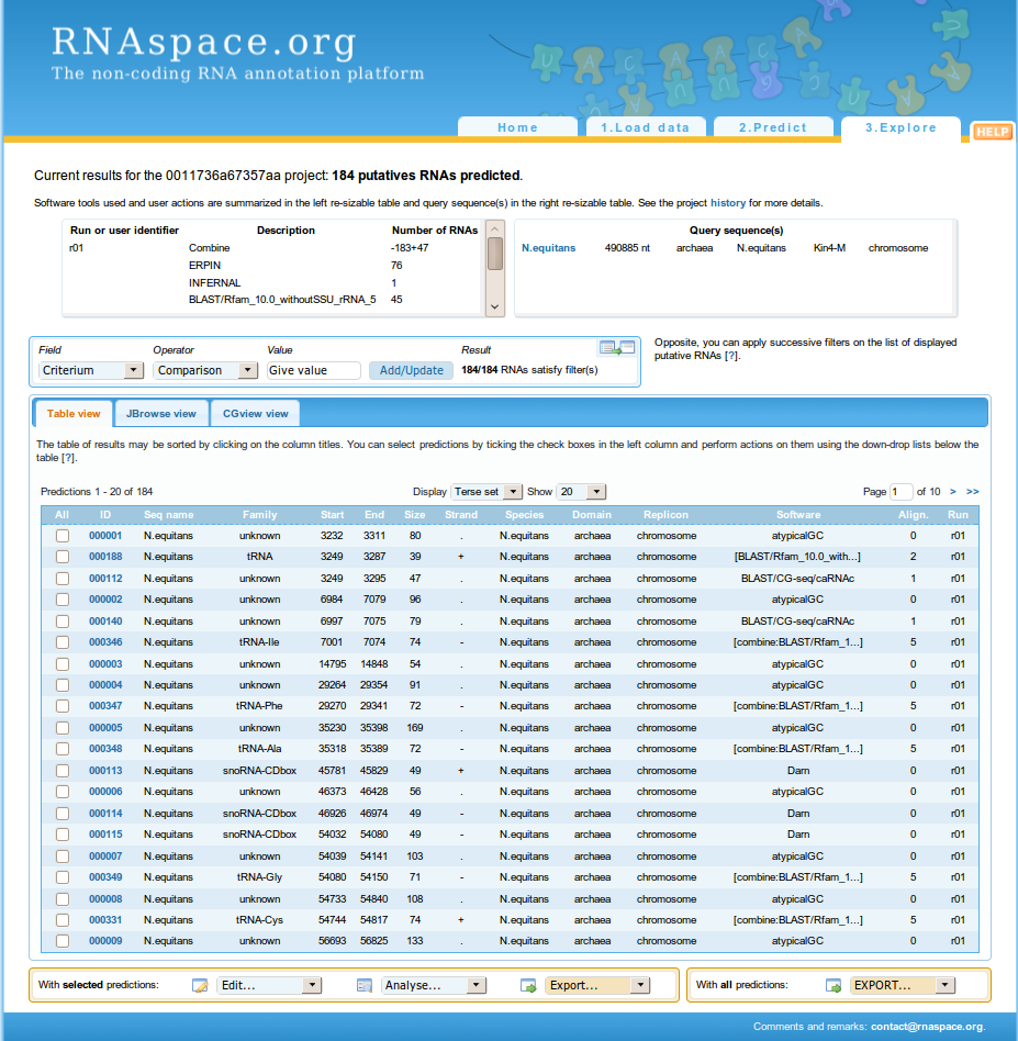 Explore table image